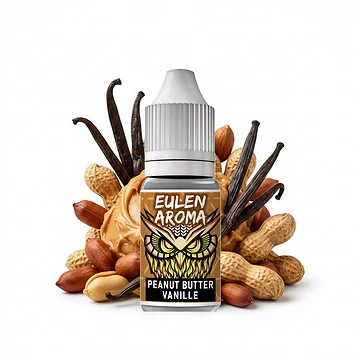 Eulen Aroma Peanutbutter Vanilla 10 ml Tropfflasche