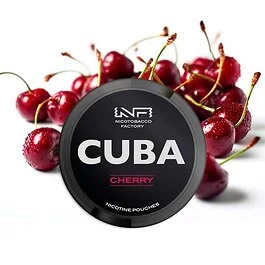 CUBA Nicotine Pouches Cherry Strong im Slim-Format mit saftigem Kirsch-Geschmack