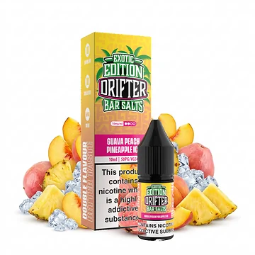 Drifter Bar Salts Guava Peach Pineapple Ice 10ml Flasche