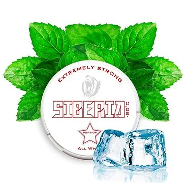 Siberia -80 ℃ All White Original Nicotine Pouches Dose mit eisig frischen Nicopods