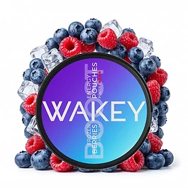 WAKEY BOOST Frozen Berries Energy Pouches Dose mit Frozen-Berries-Geschmack