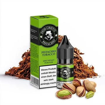Don Cristo Nic Salt Pistachio 10ml Flasche mit herber Zigarren- und milder Pistazien-Note