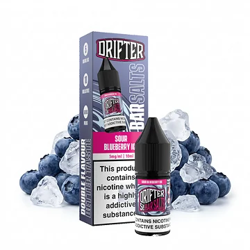 Drifter Bar Salts Sour Blueberry Ice 10ml Flasche
