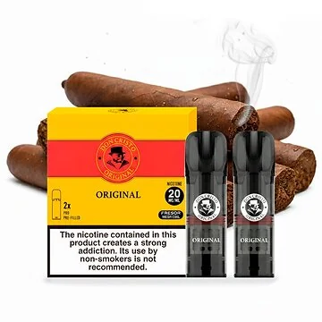 Don Cristo Pods Original Packung mit zwei prefilled Pods für Elfa Systeme