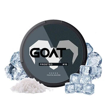 GOAT Nicotine Pouches Frosted Strong All-White-Dose mit Minzgeschmack