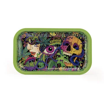 Euphoria Metal Rolling Tray Enchanting auf hellem Hintergrund