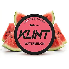 Klint Watermelon Mini Dose mit Fruchtdesign im kompakten Format