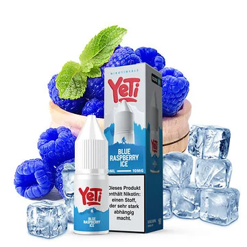 Yeti Summit Blue Raspberry Ice Nikotinsalz Flasche mit Blaue Himbeere und Eis Geschmack