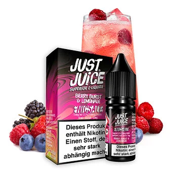 Just Juice Fusion Berry Burst & Lemonade NicSalt 10ml Flasche