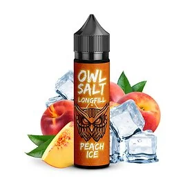 OWL Salt Peach Ice Aroma 10ml Longfill Flasche mit Pfirsichgeschmack
