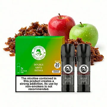 Don Cristo Pods Double Apple Shisha Liquid Pod mit Doppelapfel-Geschmack