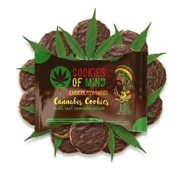 Euphoria Cannabis Cookies of Mind Chocolate knuspriger Hanfkeks mit feiner Schokolade