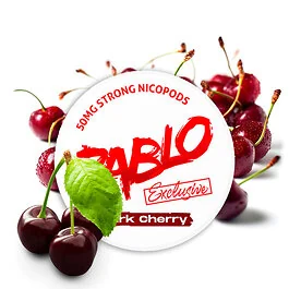 Pablo Nicotine Pouches Exclusive Dark Cherry Dose mit reifem Kirscharoma im diskreten Slim Format