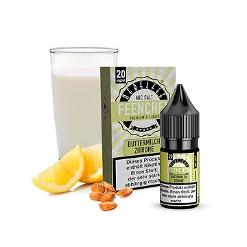 Nebelfee Buttermilch Zitrone Nikotinsalz Liquid Flasche für E-Zigaretten