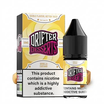 Drifter Bar Salts Vanilla Custard 10ml Flasche