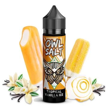 OWL Salt Tropical Vanilla Ice Aroma Flasche für E-Zigaretten