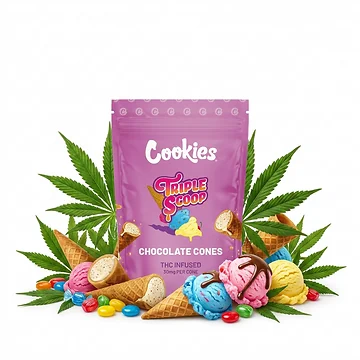 Cookies THC eetbare cones