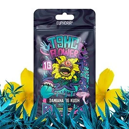 Euphoria T9HC Herbal Mix Damiana OG Kush Doypack Kräutermischung mit Holzkohle-Kiefer-Aroma