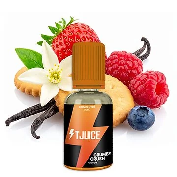 T-Juice Crumby Crush 30ml Aroma Flasche mit Streuselkuchen-Geschmack