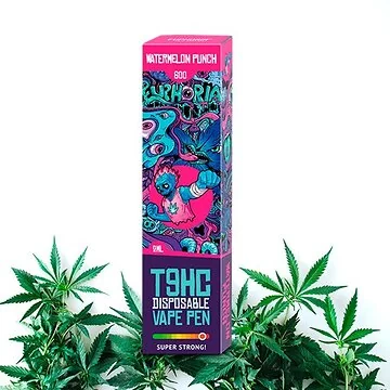 Euphoria T9HC Vape Pen in der Geschmacksrichtung Watermelon Punch