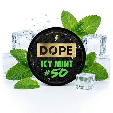 Dope Icy Mint 50 Nikotinbeutel Dose mit Minz-Design