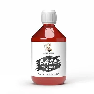 POPY VAPES Base 100ml 50/50 Flasche für E-Liquids