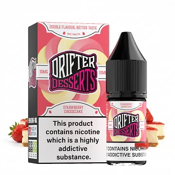 Drifter Bar Salts Strawberry Cheesecake 10ml Flasche