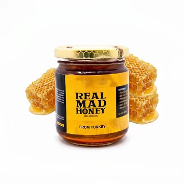 REAL MAD HONEY Turkey 250g unfiltrierter Rohhonig aus der Türkei im edlen Glas