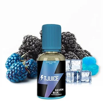 T-Juice Raven Blue 30ml Aroma Flasche für E-Liquids mit Beeren-Design
