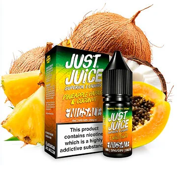 Just Juice Pineapple Papaya & Coconut NicSalt 10ml Flasche