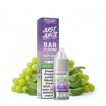 Just Juice Bar NicSalt Grape Aloe Vera 10ml Flasche