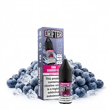Drifter Bar Salts Sour Blueberry Ice 10ml Flasche