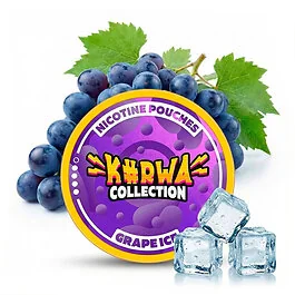 KURWA Collection Grape Ice Einweg-Vape mit Trauben-Geschmack und Kühleffekt