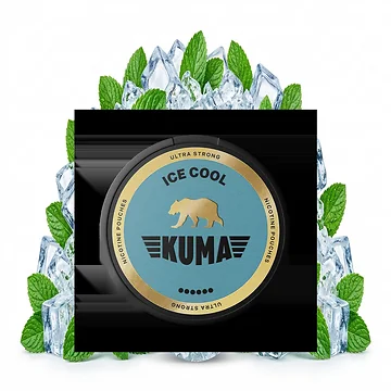 KUMA Ice Cool Nicotine Pouches Dose im Slim-Format mit 16mg Nikotin pro Beutel