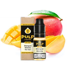 PULP Mangue Manila Nic Salt 10ml Flasche mit Mango-Etikett