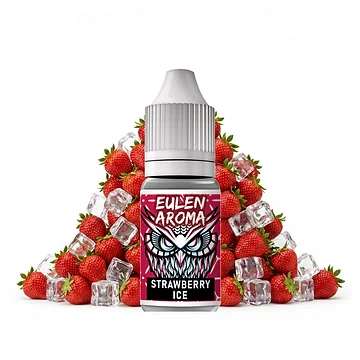 Eulen Aroma Strawberry Ice 10 ml Tropfflasche