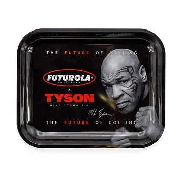 Tyson 2.0 Large Rolling Tray aus stabilem Metall als praktische Unterlage zum Drehen von Kräutern