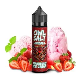 OWL Salt Strawberry Ice Cream Aroma Flasche für E-Zigaretten