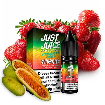 Just Juice Strawberry & Curuba NicSalt 10ml Flasche