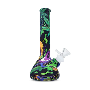 Bruchsichere Euphoria Silicon Bong Enchanting aus buntem Silikon für unterwegs