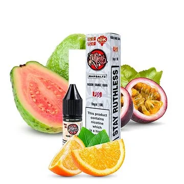 Ruthless Barsalz POG 10ml Flasche mit tropischem Frucht-Design