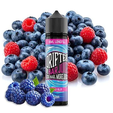 Drifter Mad Blue Longfill Flasche 60ml mit Beeren-Motiv