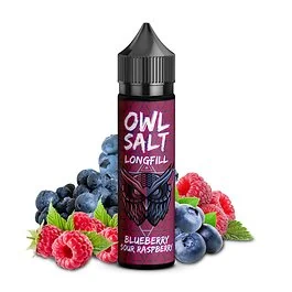 OWL Salt Blueberry Sour Raspberry Aroma 10ml Flasche für E-Zigaretten