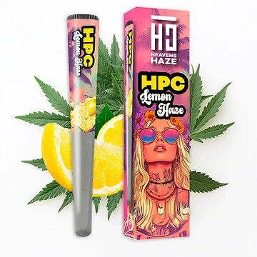 HEAVENS HAZE HPC Lemon Haze Pre-Rolled Joint in einer schützenden Transportverpackung