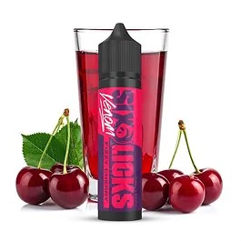 Six Licks Venom Fizzy Cherry Aroma Flasche für E-Zigaretten