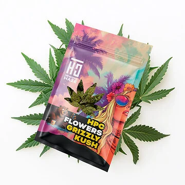 HEAVENS HAZE HPC Flowers Grizzly Kush Dose mit getrockneten Premium HPC Blüten