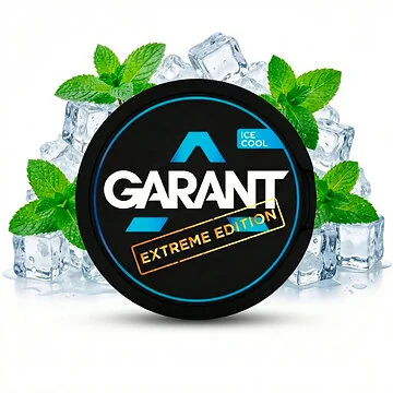 Dose Garant Ice Cool Extreme tabakfreie Nikotinbeutel mit eisigem Minz-Design