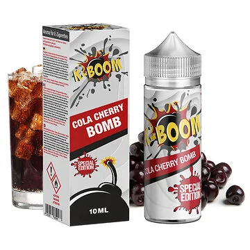 K-BOOM Special Edition Cola Cherry Bomb Aroma 10ml Flasche zum Selbstmischen für E-Zigaretten
