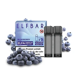 Elf Bar ELFA Prefilled Pods Blueberry Packung mit zwei vorgefüllten Pods