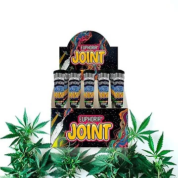 Euphoria H4CBD Pre-Rolled Joint Verkaufsdisplay mit standsicheren Röhrchen für fertige H4CBD Joints